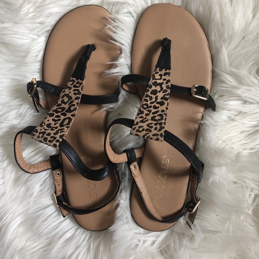 Leopard Print Sandals